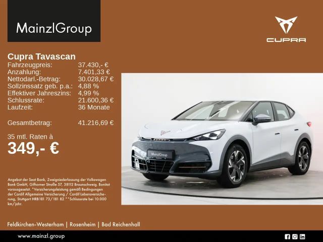 Cupra Tavascan Endurance 77kWh(82kWh) WäPu SHZ Kamera 2025 Elektrisch
