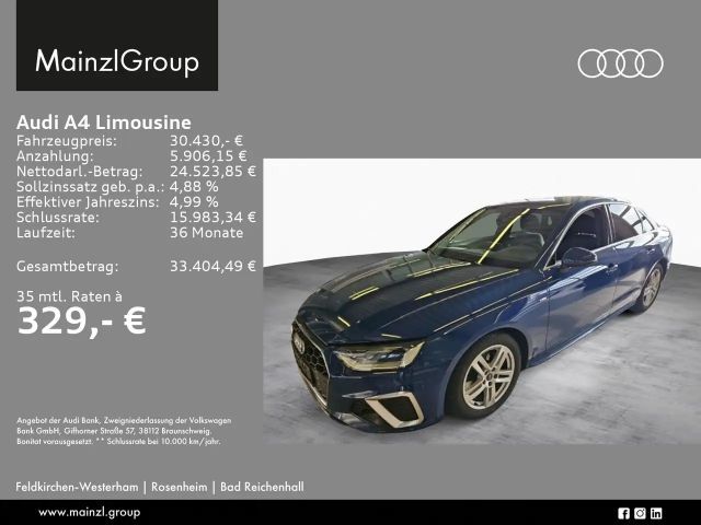 Audi A4 30 TDI S tronic S line AHK Navi ACC 2022 Diesel