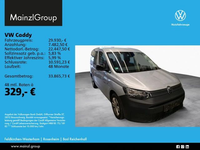 Volkswagen Caddy Kombi 2.0 TDI 4Motion Navi SHZ Stdhz 2xPDC 2021 Diesel
