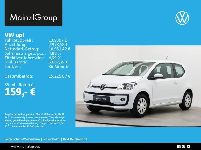 Volkswagen up! 1.0 MPI SHZ Klima Bluetooth 2023 Benzine