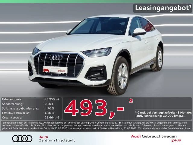 Audi Q5 Sportback 50 TFSI e qu AHK Leder HuD 2025 Hybride / Benzine