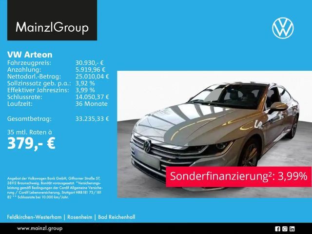 Volkswagen Arteon 2.0 TSI DSG R-Line AHK Navi 4xSHZ Kamera 2023 Benzine