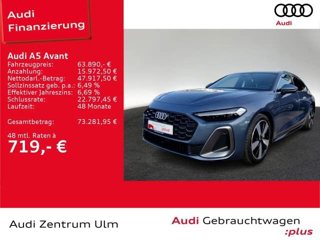 Audi A5 S-Line TFSI e e-hybrid qu AHK NAVI PANO 2025 Hybride / Benzine