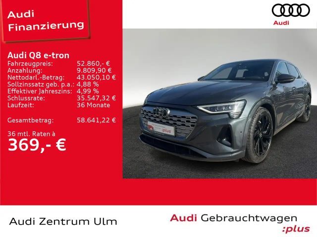 Audi Q8 e-tron 55 qu advanced PANO MATRIX B&O HuD 21" 2023 Elektrisch