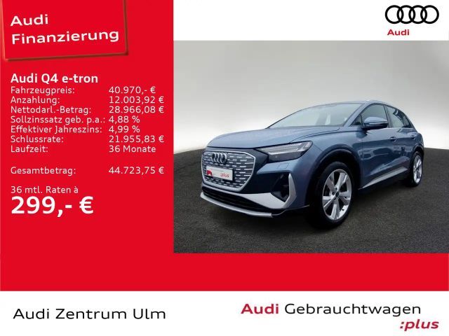 Audi Q4 e-tron Q4 50 e-tron qu. S line AR-HuD AHK MATRIX 20" 2023 Elektrisch