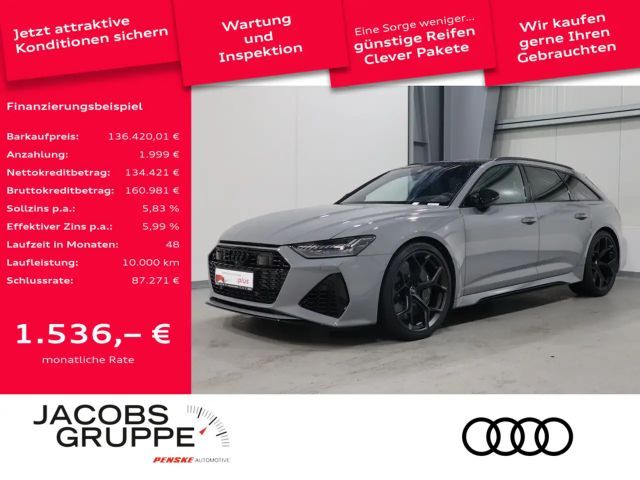 Audi RS6 Avant performance*Keramik*305km/h*B&O*Panorama * 2025 Benzine