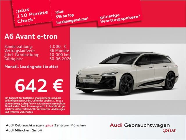 Audi A6 e-tron qu. S line Pano/B&O/Matrix/AHK 2025 Elektrisch