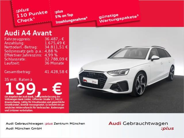 Audi A4 40 TFSI S tronic 2x S line Pano/B&O/Nav 2024 Benzine
