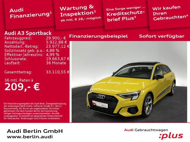 Audi A3 advanced 35 TFSI S tr. AHK STDHZG 2022 Benzine