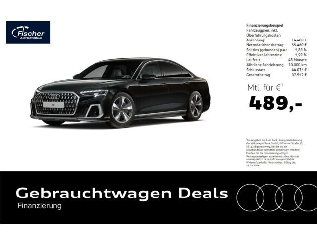 Audi A8 60 TFSI e qu. P-Dach/Matrix/B&O/Luft/NAV/HUD 2025 Hybride / Benzine