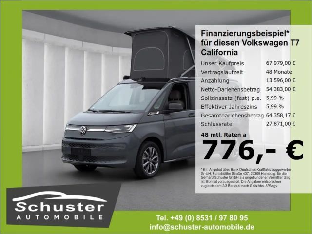 Volkswagen T7 California OCEAN*Küche Aufst.Dach StndHzg AHK 2025 Diesel