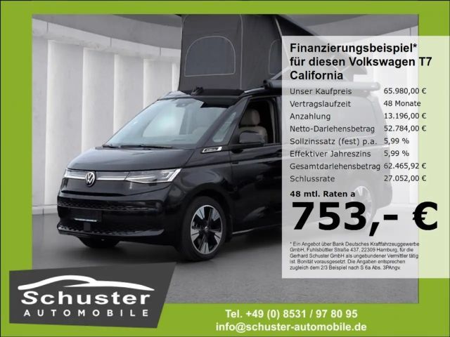 Volkswagen T7 California OCEAN*Küche Aufst.Dach StndHzg AHK 2025 Benzine