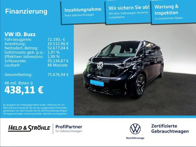 Volkswagen ID. Buzz ID.Buzz GTX LG 4M LR AHK HuD MATRIX 360°KAM NAV 2025 Elektrisch