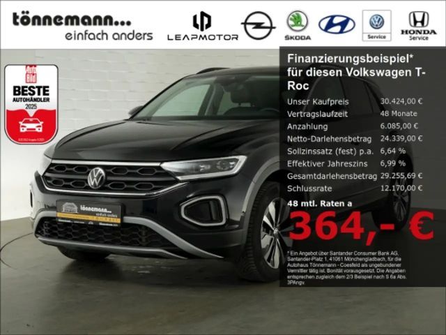 Volkswagen T-Roc GOAL TSI DSG+AHK+SITZ-/LENKRADHEIZUNG+PARKLENKASSI 2025 Benzine