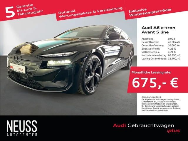 Audi A6 e-tron Avant S line 0,25%+HUD+AHK+ACC+AIR+PRO+PANO+HPC 2025 Elektrisch