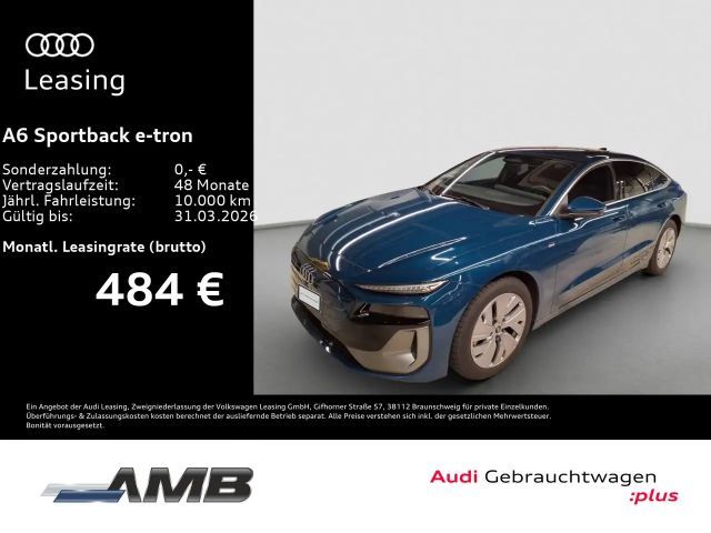 Audi A6 e-tron S line AHK/Matrix/04.30Garan 2025 Elektrisch