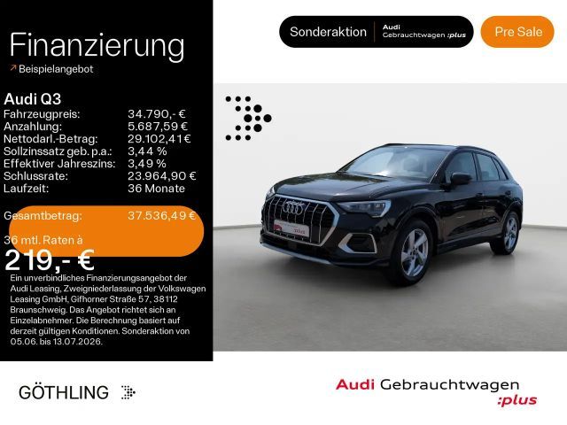 Audi Q3 35 TFSI advanced S tro*LED*Virtual*Navi+*Kame 2025 Benzine