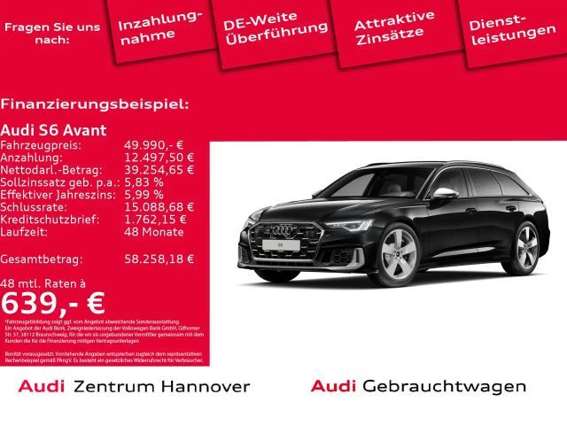 Audi S6 3.0 TDI quattro Kamera AHK Navi virtual 2024 Diesel