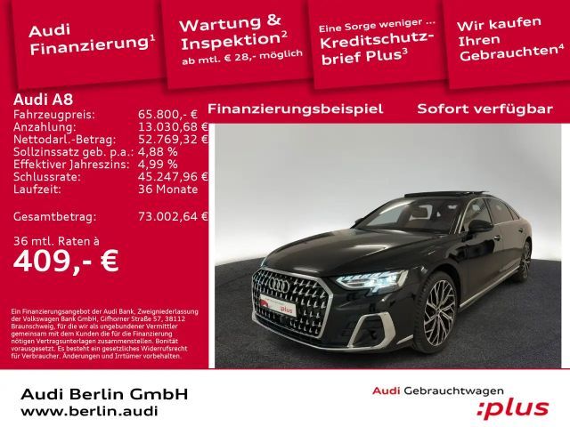 Audi A8 Lang 50 TDI qu.tiptr. STDHZG 360°K PANO AIR 2023 Diesel