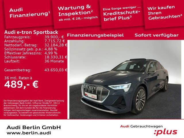 Audi e-tron S line 55 qu. 360°K MATRIX PANO 2021 Elektrisch