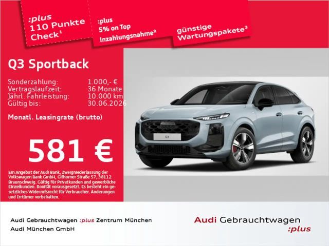Audi Q3 TFSI S tronic S line Pano/ACC/Navi+ 2026 Benzine