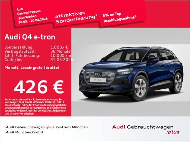 Audi Q4 e-tron 45 Pano/ACC/SONOS/Navi+/Kamera/AHK 2025 Elektrisch