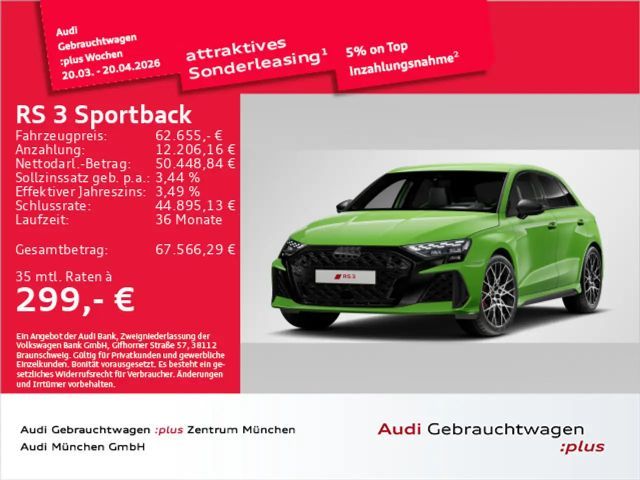 Audi RS3 RS3 Sportback S tronic Matrix/280kmH/Carbon 2024 Benzine