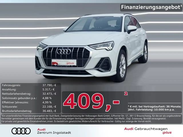 Audi Q3 40 TFSI qu S line 360° AHK NAVI+ LED ACC 18" 2023 Benzine