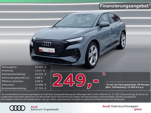 Audi Q4 e-tron Q4 Sportback e-tron 35 S line NAVI PDC STHZG 20" 2023 Elektrisch