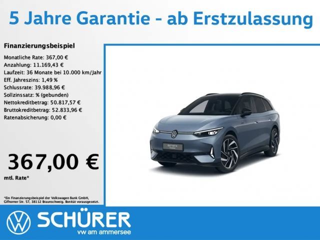 Volkswagen ID.7 Tourer GTX 4Motion DCC AHK Pano HKardon 360° 2025 Elektrisch