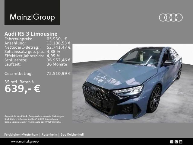 Audi RS3 quattro Matrix 280km/h Pano SONOS 2024 Benzine