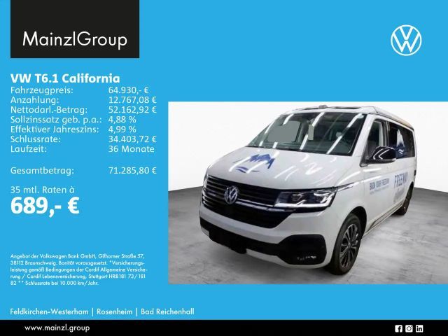 Volkswagen T6.1 California Ocean Edition 2.0 TDI 4M DSG AHK 2023 Diesel