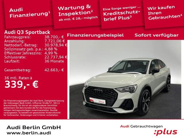 Audi Q3 S line 35 TDI S tr. LED AHK NAVI VI 2023 Diesel