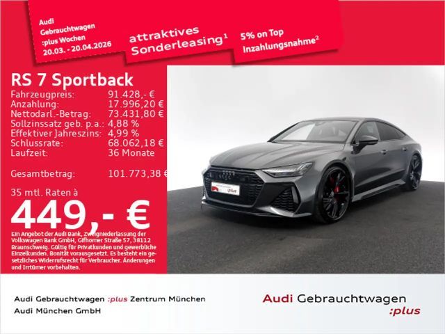 Audi RS7 RS7 Sportback tiptr. Sp-AGA/Pano/280km/h 2023 Benzine