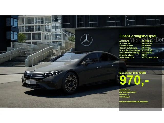 Mercedes-Benz EQS 580 4M AMG+NIGHT+PANO+HUD+AIRMATIC+BURMESTER 2025 Elektrisch