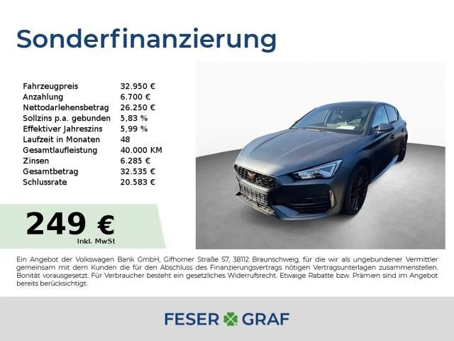 Cupra Leon VZ 2.0 TSI DSG|Pano|RFK|SHZ|Navi 2024 Benzine