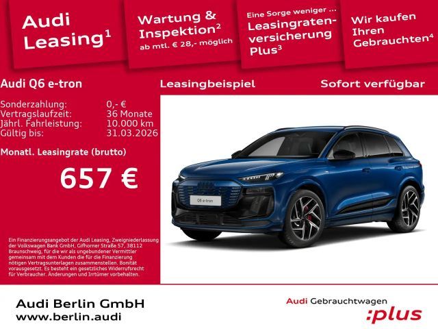 Audi Q6 e-tron edition one blue performance 2025 Elektrisch