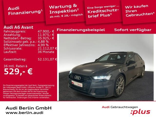 Audi A6 sport 55 TFSI e qu.S tr. AHK MATRIX RFK 2023 Hybride / Benzine