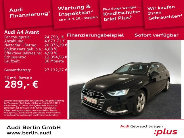 Audi A4 advanced 35 TFSI S tr. LED NAVI PDC 2022 Benzine