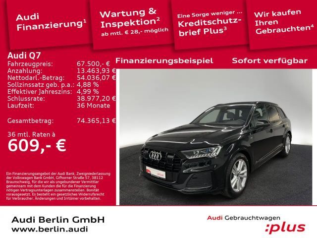 Audi Q7 S line 50 TDI qu.tiptr. STDHZG AHK 7.SITZER 2023 Diesel