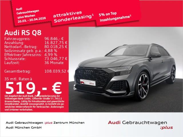 Audi RS Q8 tiptr. Dynamik+/Keramik/Pano/StdHzg/B&O 2022 Benzine