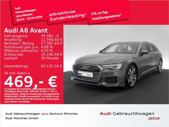 Audi A6 45 TFSI S tronic 2x S line AHK/Matrix/V 2023 Benzine