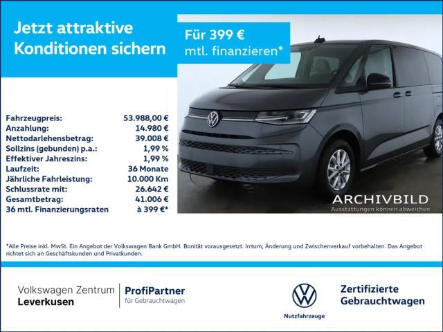 Volkswagen T7 Multivan Life LÜ VIRT SHZ CARPLAY AHK NAVI 2025 Diesel