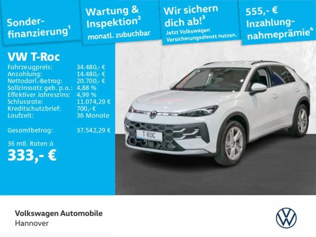 Volkswagen T-Roc Life 1.5 eTSI DSG Keyless Rückfahrkamera 2026 Benzine