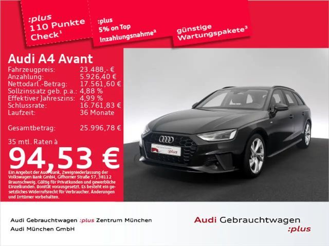 Audi A4 30 TDI S tronic Navi+ 2023 Diesel