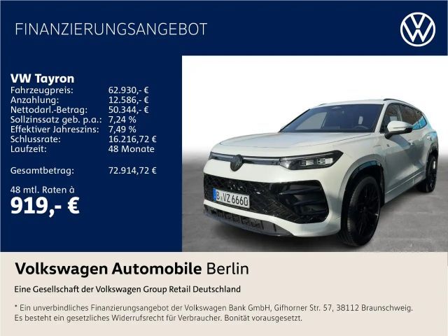Volkswagen Tayron R-Line Vollausstattung 2026 Hybride / Benzine