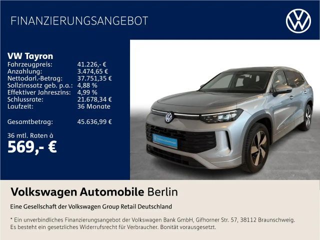 Volkswagen Tayron 2.0 TSI DSG Life 4Motion LED SHZ ACC 2025 Benzine