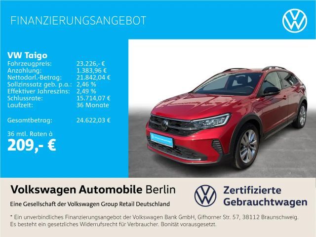 Volkswagen Taigo 1.0 TSI DSG Goal Navi LED SHZ ACC PDC 2025 Benzine