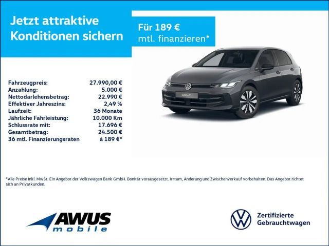 Volkswagen Golf VIII 1.5eTSI DSG Goal 2025 Benzine
