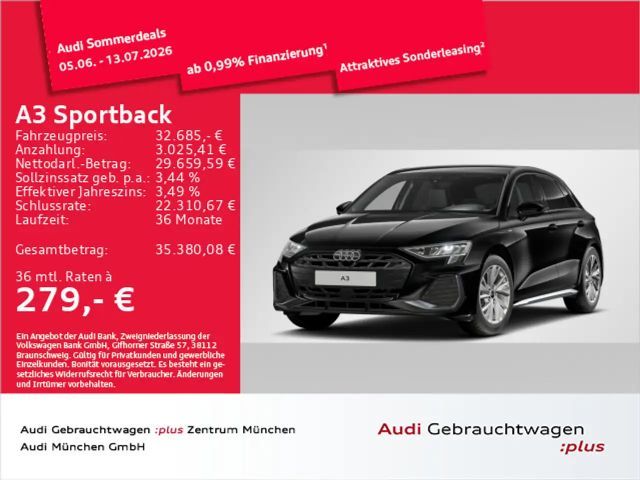 Audi A3 35 TDI S tronic S line Virtual+/ACC 2025 Diesel